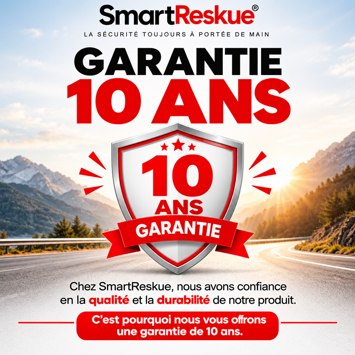 SmartReskue® - Brise vitre & coupe ceinture 2-en-1