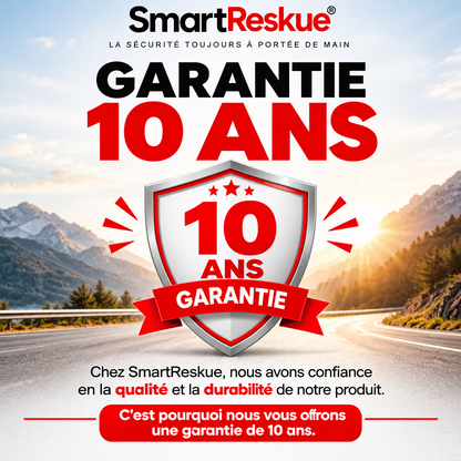 SmartReskue® - Brise vitre & coupe ceinture 2-en-1